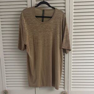 lululemon athletica Brown Short Sleeve Tee